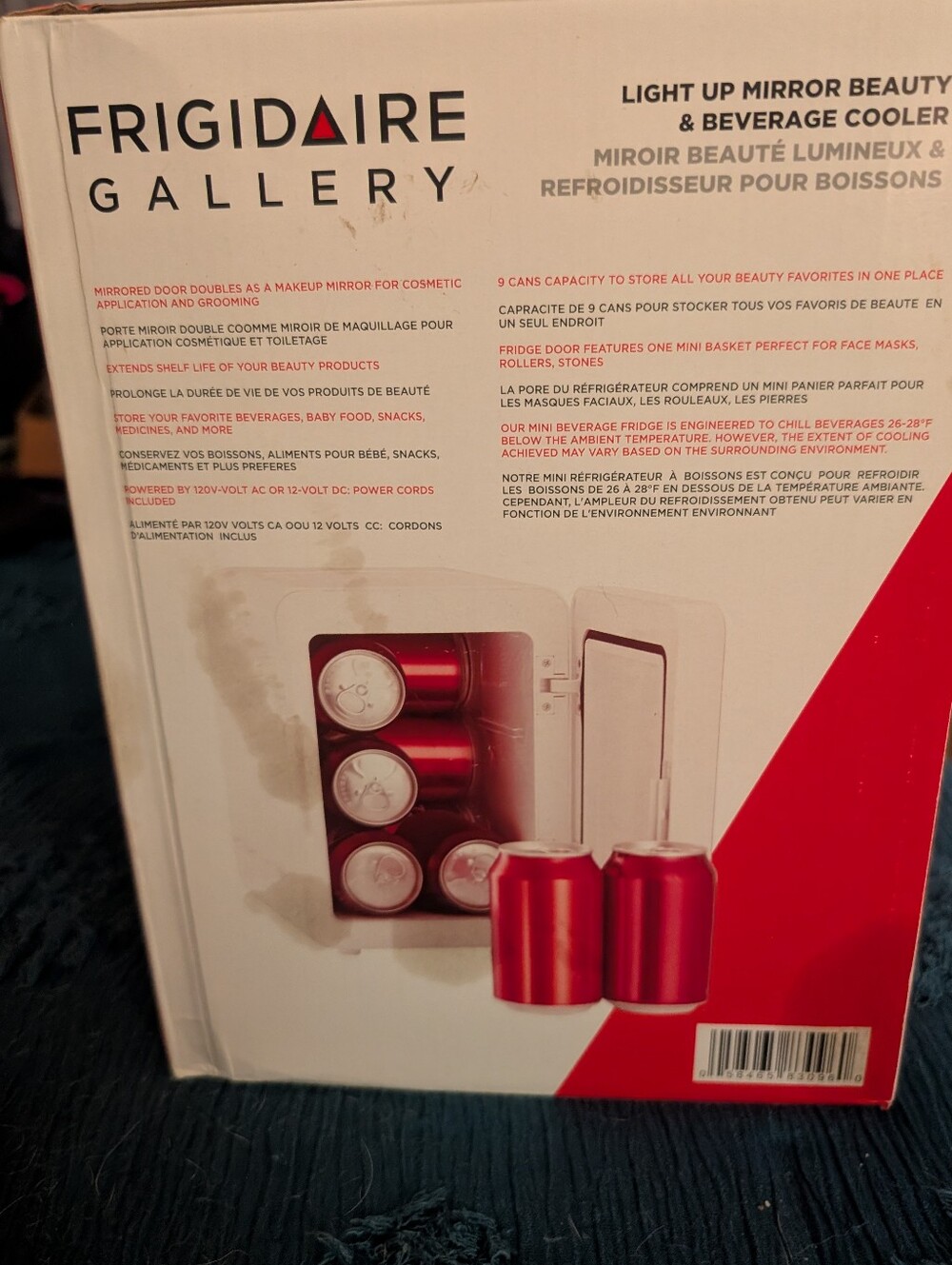 Frigidaire Light Up Mirror Beauty And Beverage Cooler. NOT A REFRIGERATOR. - Picture 3 of 6